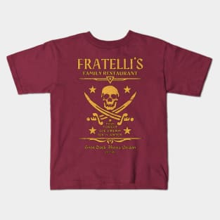 Fratelli's Family Restaurant The Goonies 80s Oregon Original Aesthetic Tribute 〶 Kids T-Shirt